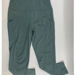 American eagle  pants women size large green active wear